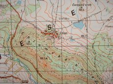 Vojenská profesionální tajná mapa Žlutice Bochov ČSLA - 4