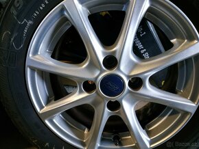 Alu kola Ford Fiesta 5x108 r15 Originál, ZIMNÍ pneu7mm+TPMS - 4