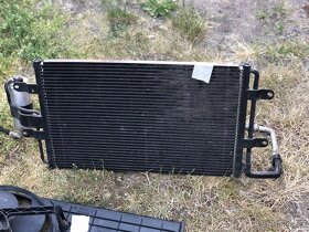 Prodám klima chladič, chladič vody, ventilátor VW golf4 - 4