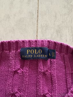 Ralph Lauren Polo růžový svetr - 4