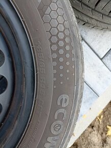 4x LETNÍ pneu zn. KUMHO Ecowing- 185/65 R15 88T+plechdisky - 4