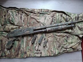 airsoft brokovnice Mossberg 500 s DIY KRYLON camo - 4