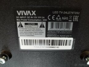 Prodám TV LED VIVAX, uhlopříčka 60cm - 4