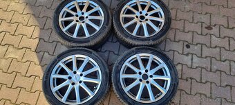 Alu kola Dezent 5x112 7,5x17 ET48 VW Passat 235/45r17 letní - 4