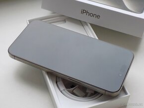 APPLE iPhone 15 Pro MAX 256GB Přírodní Titan-ZÁRUKA-TOP STAV - 4