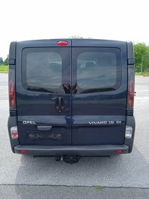 OPEL VIVARO 1,9CDI LONG 6MÍST 1MAJITEL KLIMA TAŽNÉ - 4