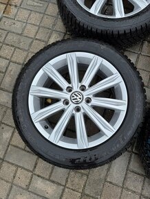 ORIGINÁL Alu Volkswagen STOCKHOLM R17, 5x112 - TOP - 4