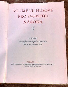 Ve jménu Husově pro svobodu národa - 1935. - 4