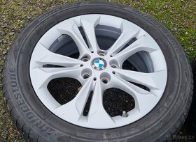 Orig. Alu kola BMW X1, 5x112 Bridgestone 225/55R17 - 4