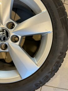 Alu kola Škoda CARME 5x100 ET38 + ZIMNÍ PNEU 185/60 R15 - 4