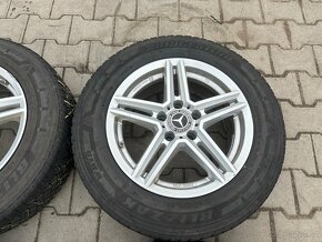 4x al kola 5x112 16 + pneu zimní 205/65 R16C - 4