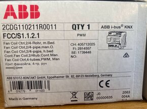 FCC/S1.1.2.1 Fan Coil Controller, 2x PWM, manuální obsluha, - 4