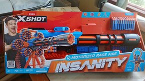 Šipky ZURU X-Shot Insanity Motorized Rage Fire 72 - 4