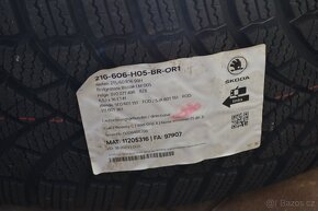 NOVÁ zimní kola Š.Superb III/Passat B8+215/60R16 XL Dunlop W - 4