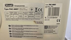 Mobilní klimatizace o výkonu 2,7 kW DeLonghi PAC AN97 - 4