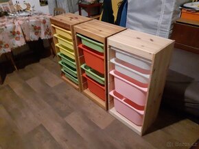 Ikea úložná sestava Trofast borovice 3x - 4