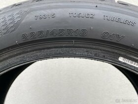 Sada nových letních pneu.Bridgestone 225/45 R18 - 4