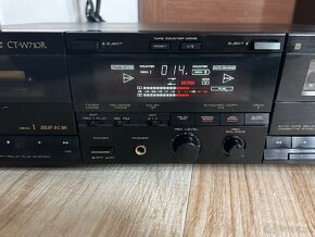 Pioneer CT-W710R stereo double cassette deck - 4