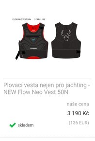 Plovací vesta  nejen pro jachting NEW Flow Neo Vest 50N

 - 4