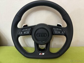 AUDI KOŽENÝ EXCLUSIVE VOLANT + AIRBAG + F1 PADLA - 4