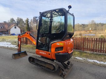 Minibagr Kubota KX016-4, rok 2019, 1600mth, roztah. pasy - 4