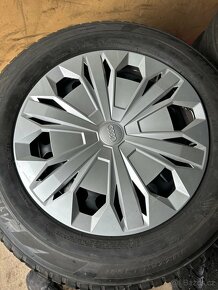 215/65r17 zimní zánovní plechové disky 5x112 - 4