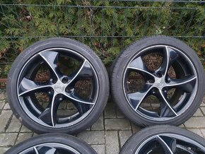 Alu kola 5x100 r17 8j et35 letni pneu 225/45/17 - 4