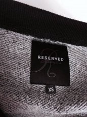 Delší černo šedá mikina Reserved XS - 4