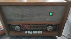 Staré lampové rádio Kvarteto - 4