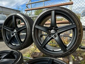 Alu kola 5x112 r19 Alutec Raptr Black + pneu 225/35/19 - 4