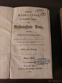 Starožitné knihy - 1787 Král. město Praha 2. díly. - 4