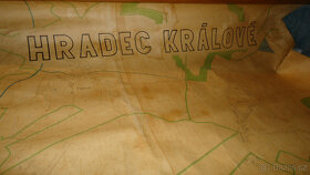 Velká mapa Hradec Králové 200cm x 200cm. - 4