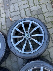 ORIGINÁL Alu Volkswagen Monterey R18, 5x112 - ZIMNÍ PNEU - 4