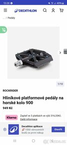 Šlapkové pedály plus pumpička na vidlice... - 4