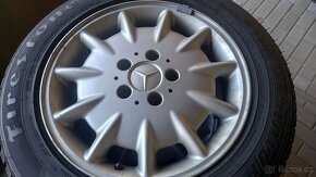 4 x originál disky na Mercedes  se zimními pneu Firestone - 4