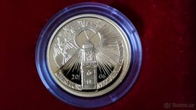 Vzácná zlatá 2 500 Kč mince - Klementinum - PROOF, ČR - ČNB - 4