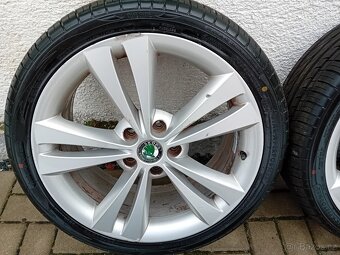 Originál sada kol Škoda Neptune 5x112R18 - 225/40R18 - 4