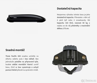 Střešní box Thule Pacific 600 - 4