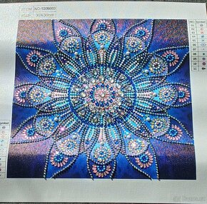 Mandala 7D diamantové malování, obraz - 4