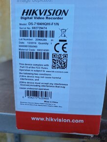 Prodám NVR Hikvision - 4