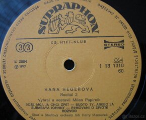 LP: Hana Hegerová - "Recital 2" - 4