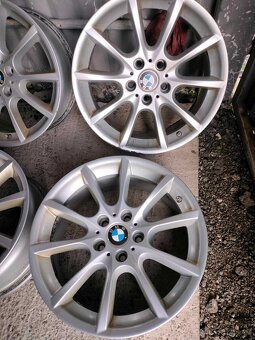 4ks alu disky orig. BMW 5x120 R18 + 4ks snimače tlaku - 4