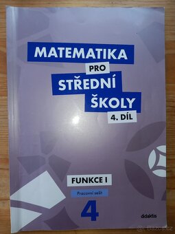 Matematika pro střední školy - pracovní sešity didaktis - 4