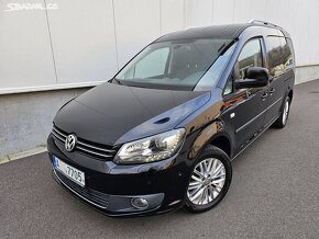 VW Caddy Maxi 2.0 TDI 103kW,1.Majitel,Webasto,7.Míst,Servisk - 4