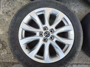 19"letní alu sada 5x114 origo Mazda CX5 CX7 225/55 Continent - 4