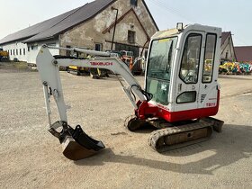 Minibagr Takeuchi Tb016 2008 2x lzice Precepovane - 4