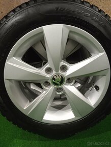 Alu zimni 5x100 185/60/15 skoda - 4