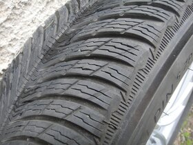 Orig alu disky na BMW se zimni pneu Michelin - 4