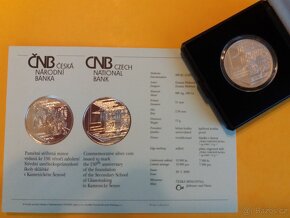 200 Kč stříbrné mince ČNB_1995-2010_BK / PROOF - 4