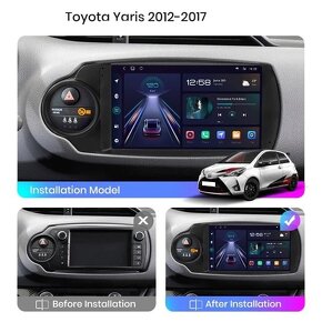 Android autorádio s navi pro TOYOTA YARIS (2012-2017) - 4